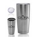 30 oz Glacier Stainless Steel Tumblers with Lids
